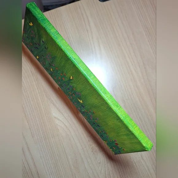 "In Bloom" Hand-painted Canvas - Picture 9 of 14